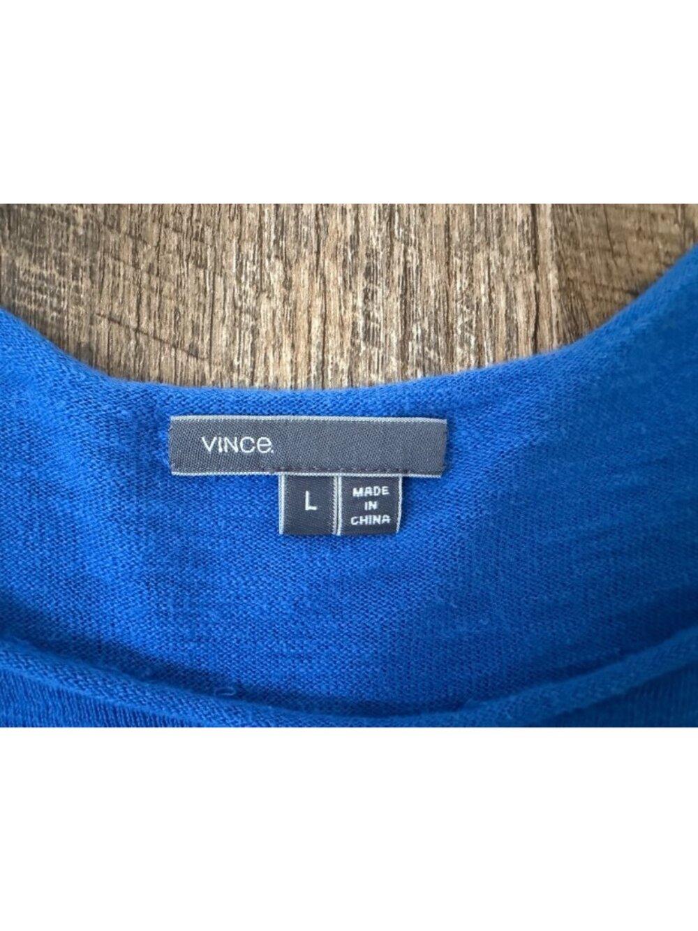 Vince Women’s Blue Lightweight Oversized Knit Pullover Size Large - Picture 8 of 8